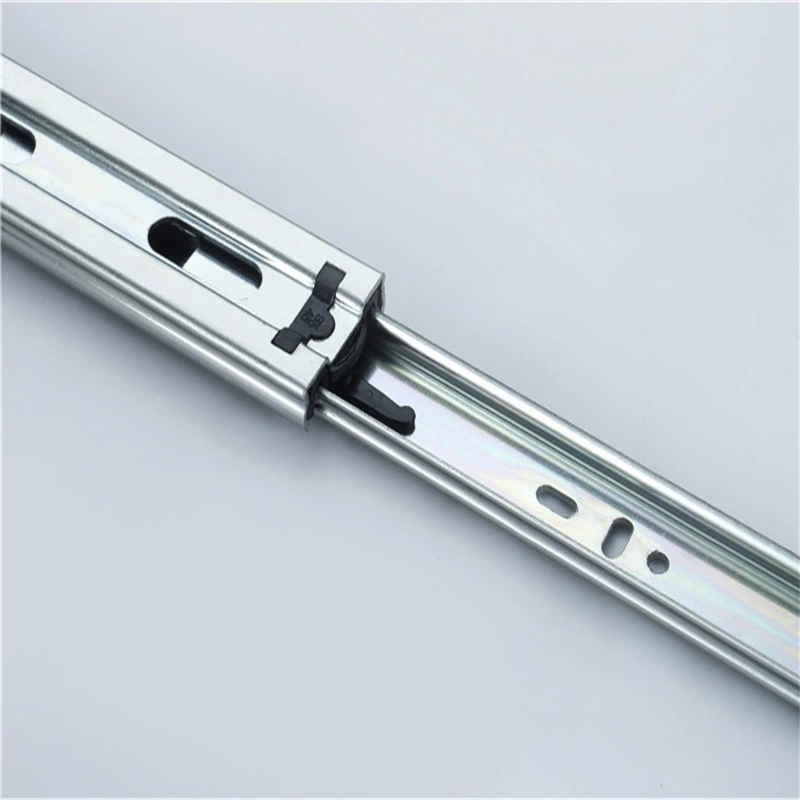 Hardware Accessories 45mm Drawer Runner Ball Bearing Drawer Slides for Home Wardrobe Furniture Telescopic Channel