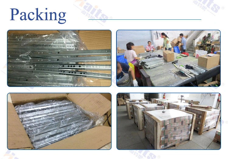 Full Extension Ball Bearing Drawer Slide Telescopic Channel