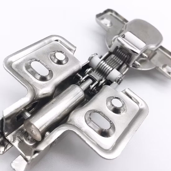 Accessori per mobili Ferramenta in acciaio Raccordi Ferro Chiusura ammortizzata Cucina Armadio in metallo Chiusura porta Buffer Cerniera idraulica nascosta